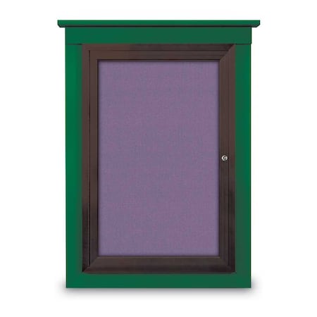United Visual Products Sliding Glass Enclosed Letterboard, 96"x3, UV9013ACS-BRONZE-BURGUN UV9013ACS-BRONZE-BURGUN
